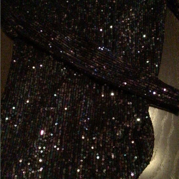 SALE Free People gold rush black sequin tee - Picture 4 of 7